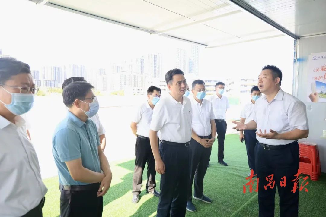 李红军调研督导重点项目建设推进情况